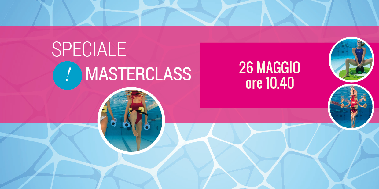 masterclass acquagym 26 maggio
