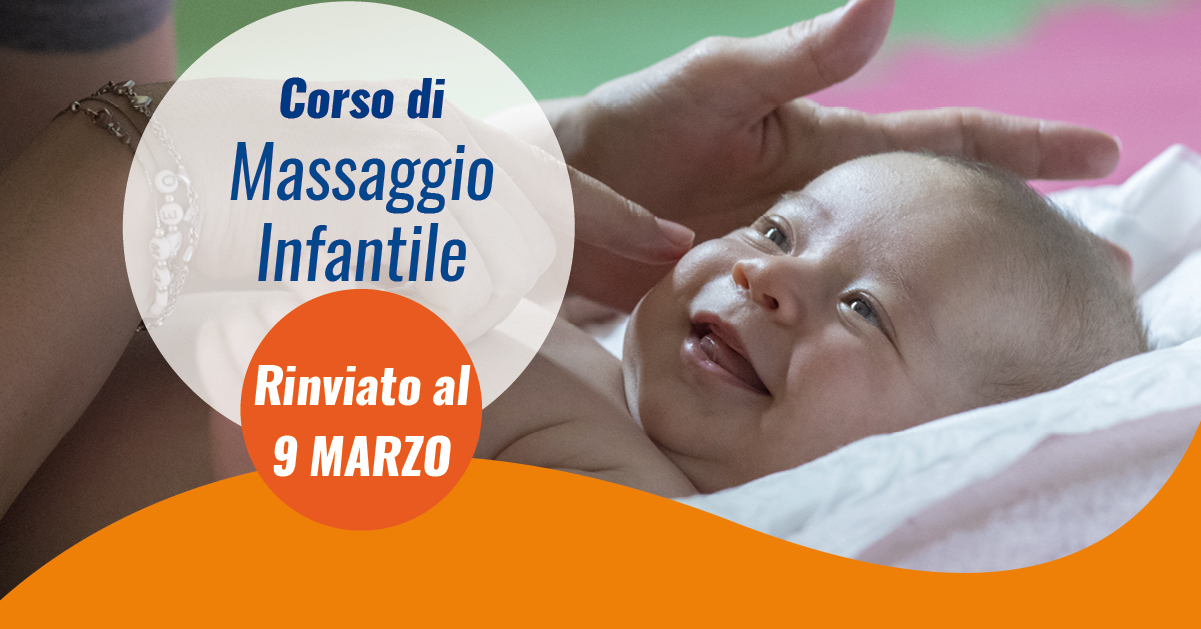 masaggio infantile rinviato a marzo