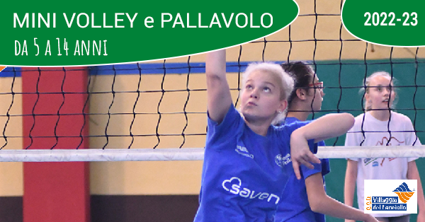 mini volley e pallavolo 2022-23