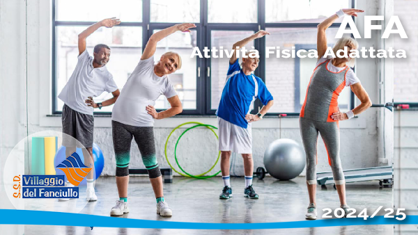 attività fisica adattata 2024-25