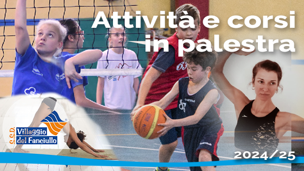 attività e corsi in palestra 2024-25